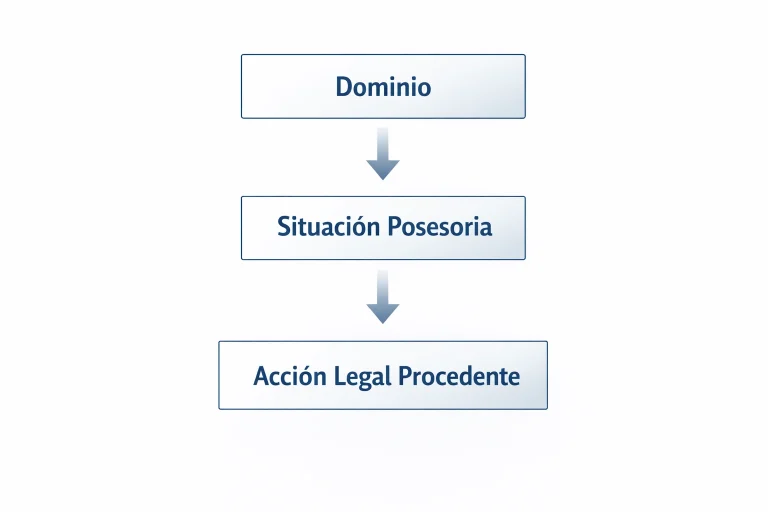 análisis jurídico del dominio y la posesión para determinar la acción legal en conflictos inmobiliarios