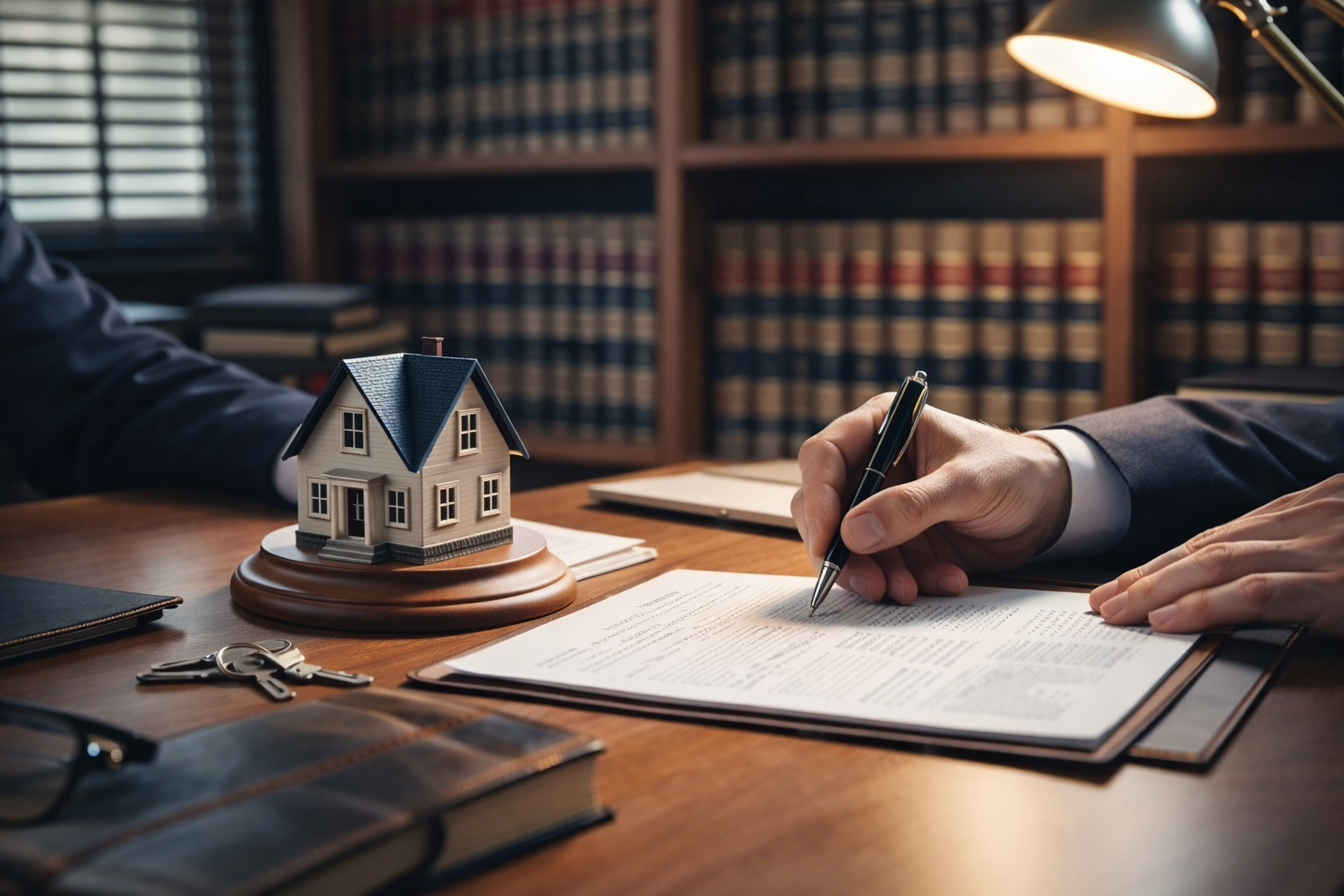 firma de contrato de compraventa inmobiliaria con asesoría de abogado especializado